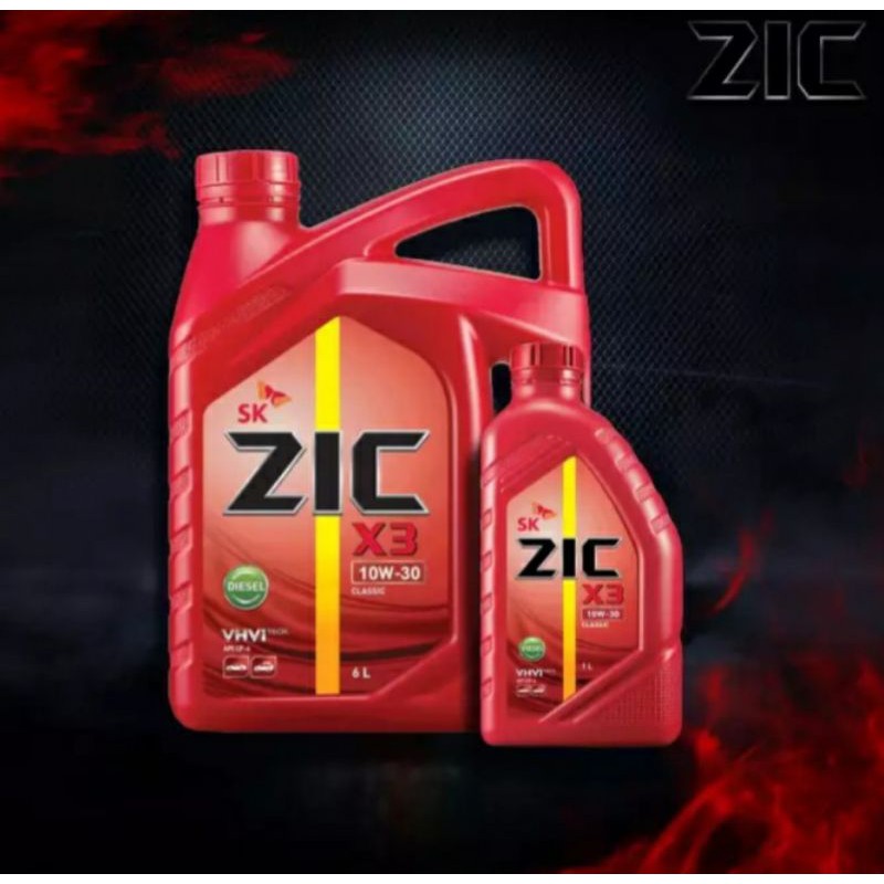 น้ำมันเครื่อง zic x3 10w30 ดีเซลขนาด 7 ลิตร | Shopee Thailand