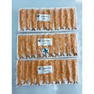 กุ้งตอปิโด 10 ชิ้น/แพ็ค เนื้อกุ้งแท้ๆ ค่ะ มาใหม่เทมปุระ 500 ก.