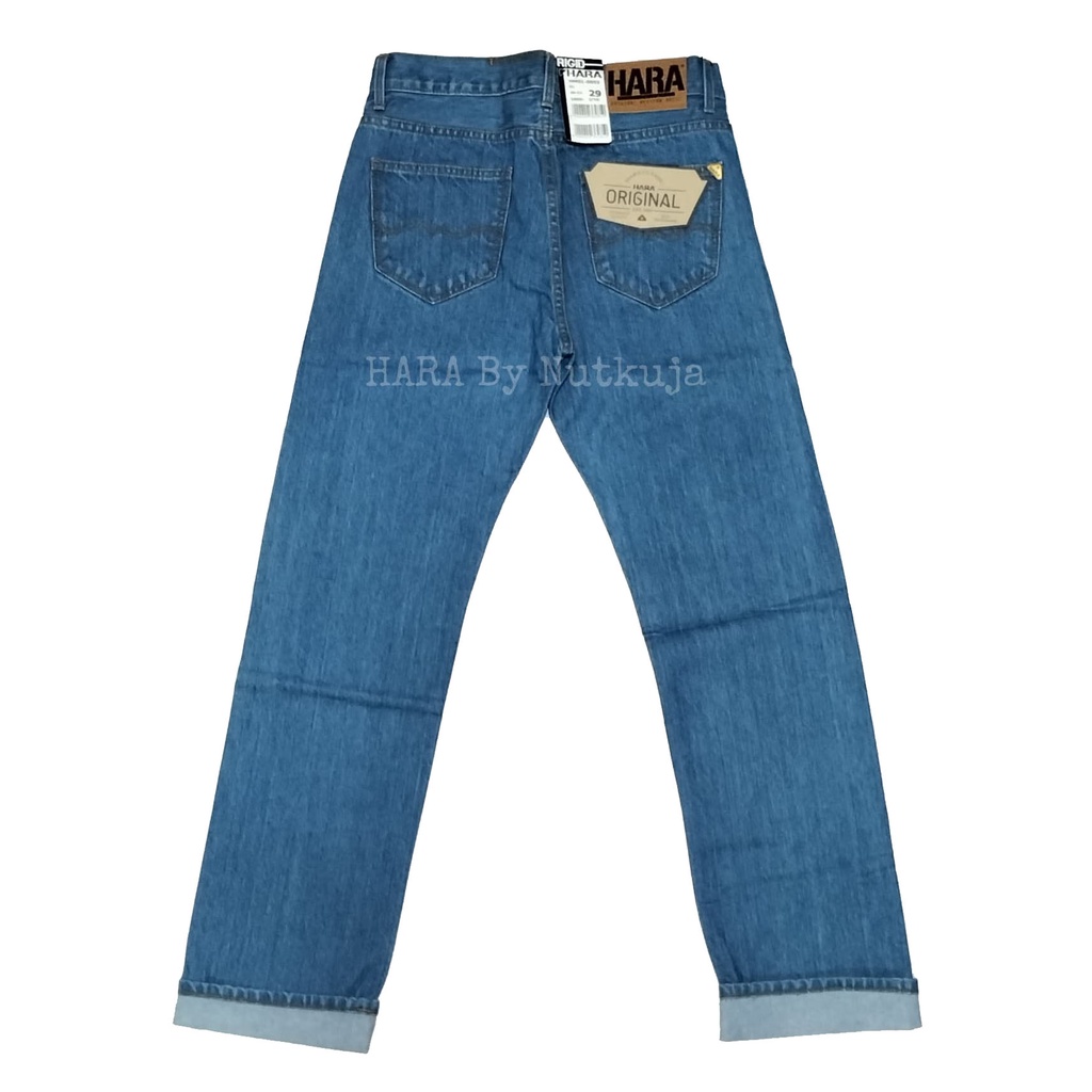 HARA Jeans กางเกงยีนส์ (รุ่นยีนส์ซีด) ยี่ห้อ HARA แท้ 100