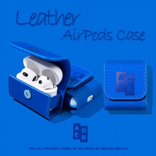 ใหม่ เคสหูฟังหนัง ป้องกัน ลาย ADER Clein Blue สไตล์ใหม่ สําหรับ AirPods3gen 2021 3 2021 Pro