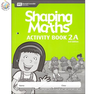 Global Education หนังสือแบบฝึกหัดคณิตศาสตร์ ป.2 Shaping Maths Act.Bk. 2A (3E) NEW