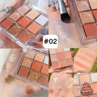 🍎CoCovenus🍑ของเเท้100%อายแชโดว์ 9สี💖พาเลทตาขายดี🍊พาเลทตาสีส้ม ทาตา พาเลทตาสีชมพู ประกายวิ้งวิ้ง ชิมเมอร์