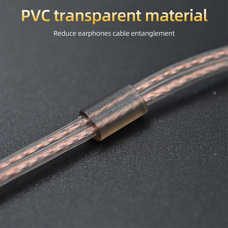 New KZ OFC cable High purity oxygen-free copper flat upgrade line 2Pin for ZS10 EDX EDC ZST ZSN ZEX Pro X