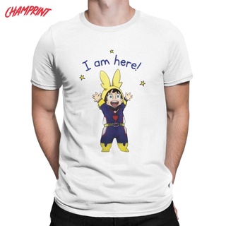 ใหม่ เสื้อยืดแขนสั้น ผ้าฝ้าย 100% พิมพ์ลายอนิเมะ Little Deku I Am Here Boku No My Hero Academia ของขวัญวันเกิด สําหรับผู