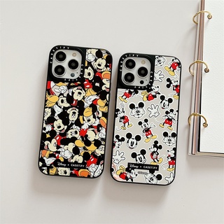 Casetify เคสโทรศัพท์มือถือ TPU กันกระแทก ลายมิกกี้เมาส์ มีกระจกด้านข้าง สําหรับ iPhone 14 Pro MAX 14 Plus 13 Pro MAX 12 Pro MAX 11