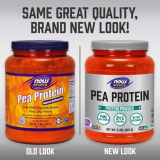 💥PreOrder 💥🇺🇸 Now Foods Sports, Pea Protein, Pure Unflavored, Creamy Chocolate, 2 lbs (907 g)