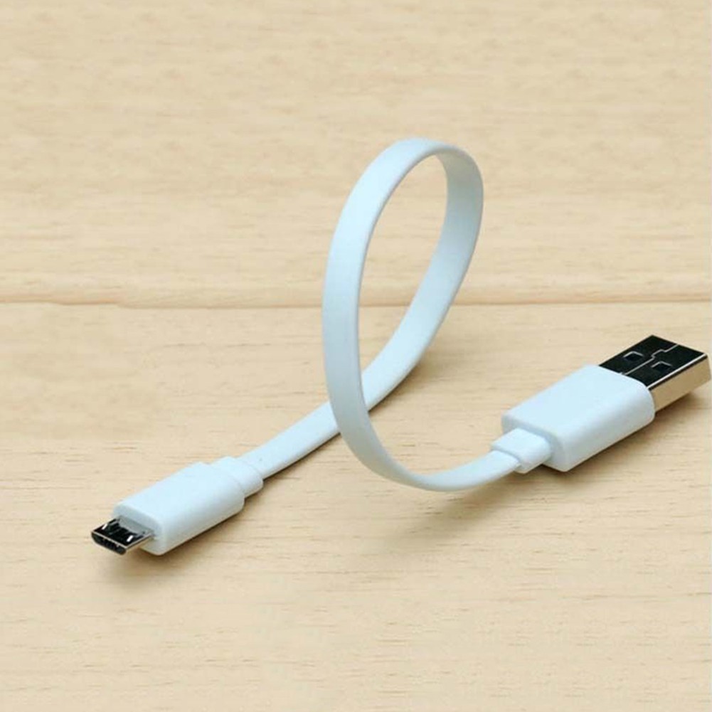 สายชาร์จข้อมูล Micro USB แบบสั้น 20 ซม. สายชาร์จพกพา สายชาร์จ สายไฟ