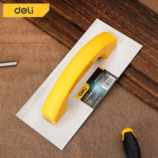 Deli เกรียง สแตนเลส เกียงขัดมัน เกรียงฉาบปูน เกรียงโป๊ว เกียงสี่เหลี่ยม230*100mm เกียงสี่เหลี่ยมขัดมัน Plastering trowel