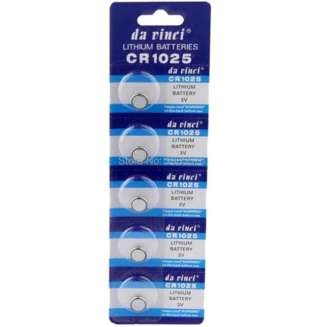 แบตเตอรี่ CR1025 Button Batteries DL1025 BR1025 KL1025 Cell Coin Lithium Battery