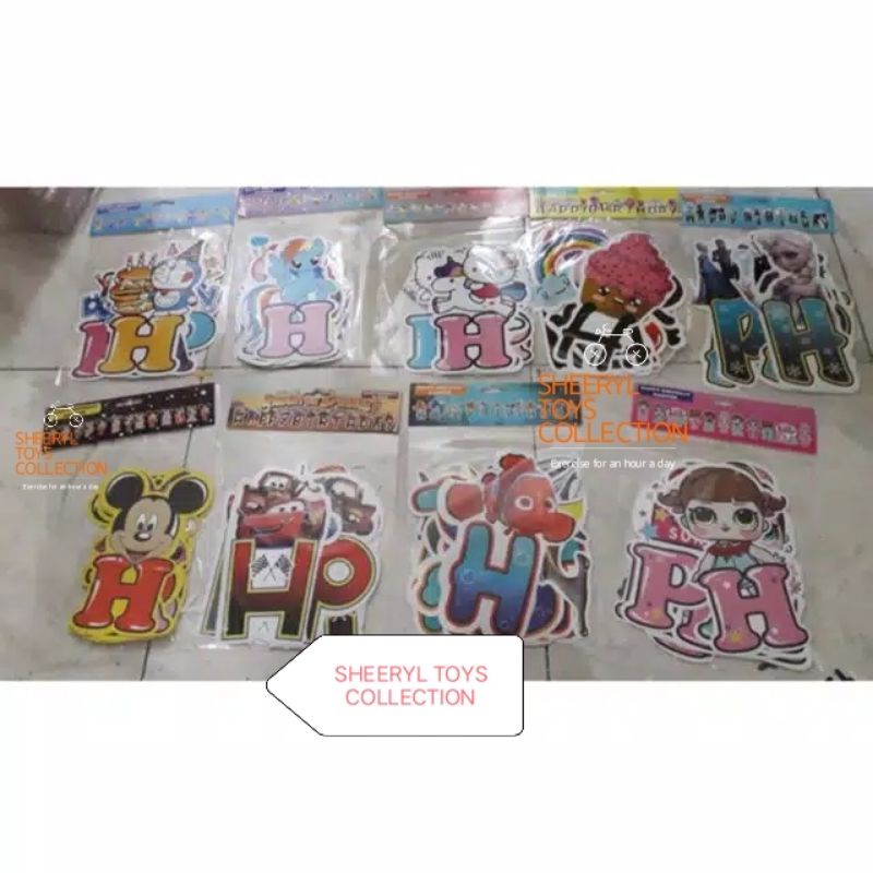 BIRTHDAY BANNER JUMBO BANNER BUNTING FLAG BIRTHDAY BANNER