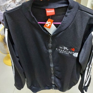 ส่งต่อ เสื้อแจ็คเกตวอร์มดำ coach สนูปปี้อก 42 นิ้ว