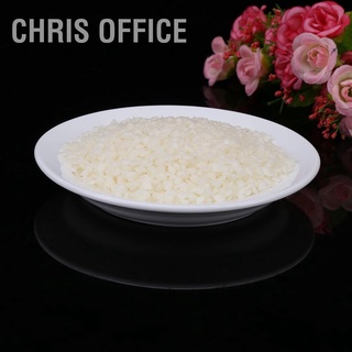 Chris office 200g/7oz Food Grade Natural White Beeswax Cosmetics Materials for Handmade Lipstick