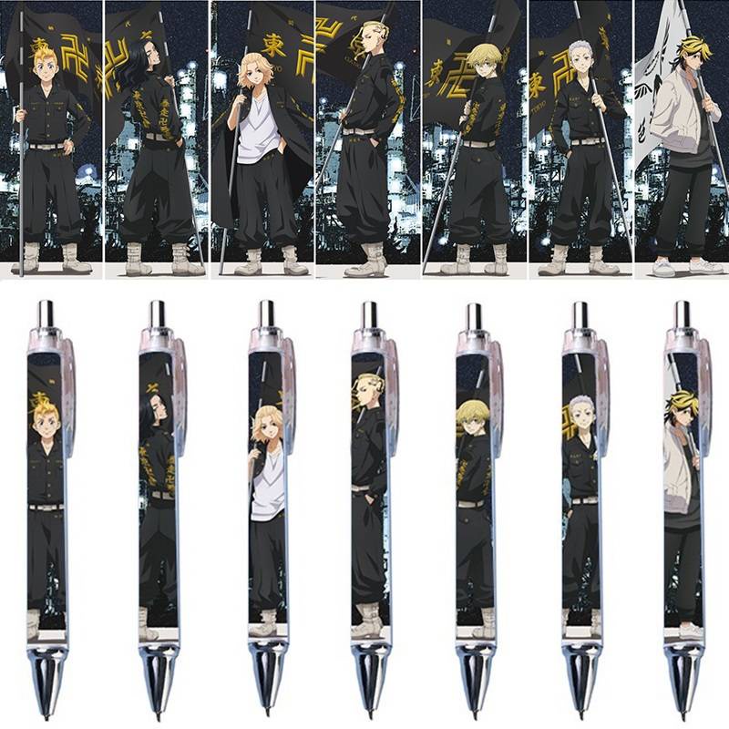 ดินสอกด 0.5 ลายอนิเมะญี่ปุ่น Tokyo Revengers Sano Manjirou Hanagaki Takemichi Tachibana Hinata Kawata Souta อุปกรณ์การเรียน เครื่องเขียน ของขวัญ สําหรับเด็ก