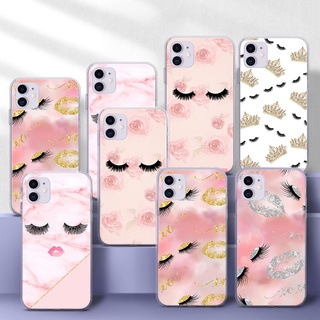 เคสโทรศัพท์มือถือแบบนิ่ม ลายขนตาปลอม 25Q แฟชั่น สําหรับ VIVO Y91 Y93 Y95 Y91C V21 Y21 Y21S Y33S Y31 Y51