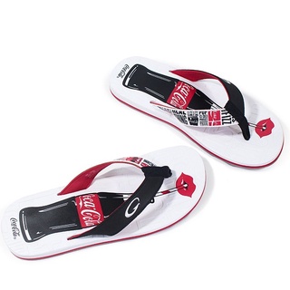 GAMBOL รองเท้าแตะหญิง Coca-Cola  รุ่น GCM11001 สีขาว (ของแท้100%)