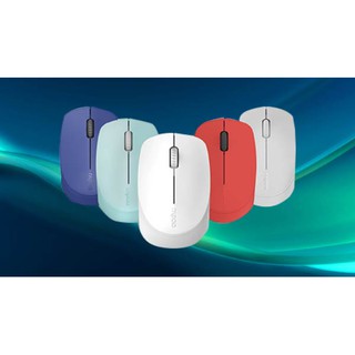 Rapoo M100 เมาส์ไร้เสียงรบกวน Silent Multi-mode Wireless Mouse, Bluetooth ประกันศูนย์ไทย 2 ปี