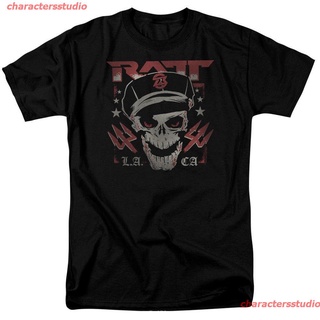 charactersstudio 2022 Diy Ratt Skull And Tridents L.A. Ca Adult Men T Shirt Top sale