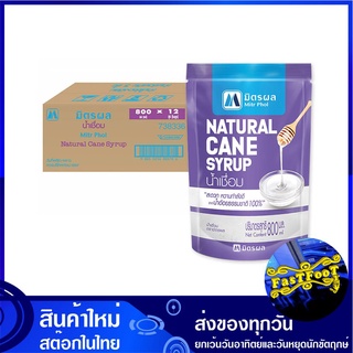 น้ำเชื่อมสำเร็จรูป 800 มล. (12ถุง) มิตรผล Mitrphol Natural Cane Syrup ไซรัป ไซรับ น้ำเชื่อม น้ำหวาน สารให้ความหวาน