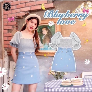 BLT Brand : มินิเดรสฟ้าเทา🌟🍬Size L👗💙