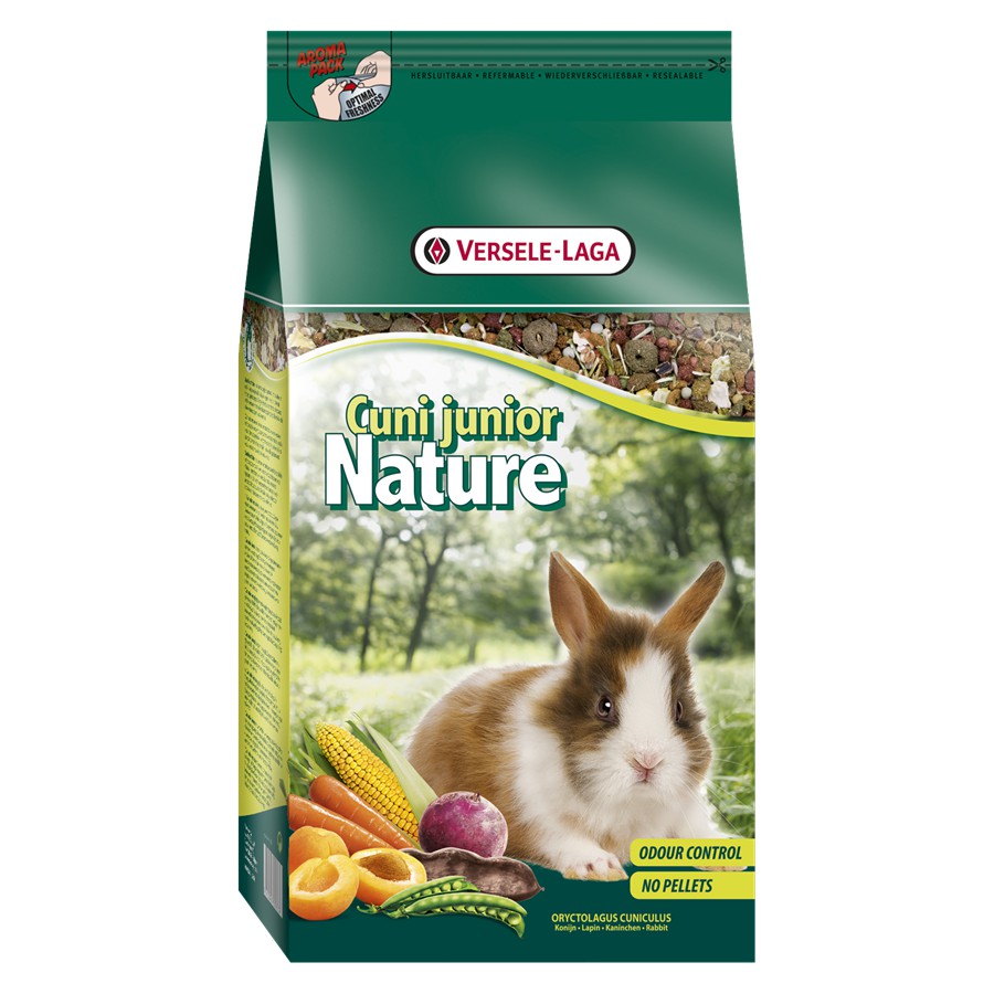**ส่งฟรี SCG EXPRESS** อาหารลูกกระต่าย เนเจอร์  Cuni Junior Nature (Rabbit), 750g