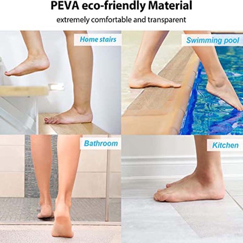 สติกเกอร์เทปใส Peva กันลื่น กันน้ํา ที่ทนทาน สําหรับติดบันได ราคา ถูกที่สุด ดีลบีเคเค แกลเลอรีภาพที่ 4