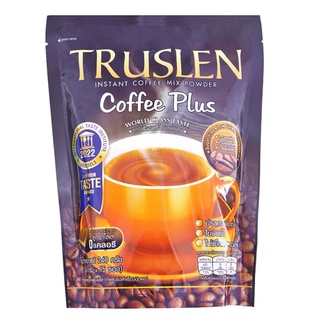 Truslen Coffee Plus Instant Coffee Mix Powder 240g.ทรูสเลนคอฟฟี่พลัสกาแฟปรุงสำเร็จชนิดผง อาหารเครื่องดื่ม