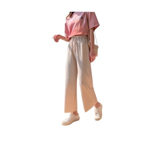 ⭐️สินค้าขายดี⭐️ กางเกงขายาวผู้หญิง แฟชั่น ทรงหลวมเอวสูง กางเกงขากว้าง สวยๆสไตล์เกาหลี #399