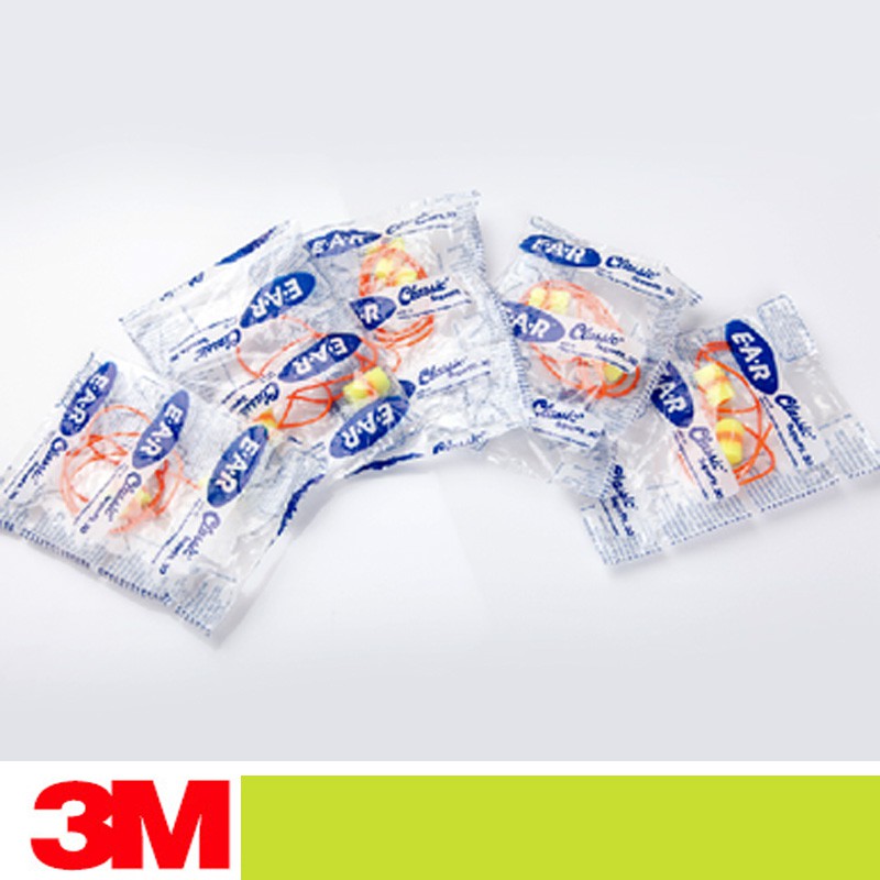 3M 311-1126 ปลั๊กหูแบบมีสาย E-ARTM ClassicTM (50 คู่)