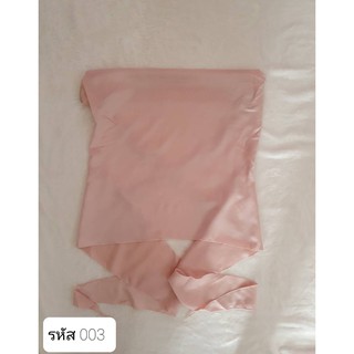 SHEIN เสื้อแบบผูกหลัง เนื้อผ้าซาติน สีชมพู มือ1