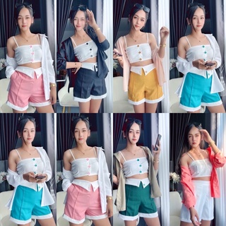 พร้อมส่ง‼️ ชุดเซทน่ารักเซท3ชิ้นสุดคุ้ม สวยน่ารักไม่ซ้ำใคร ได้3ชิ้นสุดคุ้ม บอกเลยว่าต้องมี