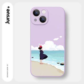 JURSUE เคสไอโฟน เคสซิลิโคนนุ่มขอบเหลี่ยมกันกระแทกการ์ตูนน่ารักตลก เคสโทรศัพท์ Compatible for iPhone 14 13 12 11 Pro Max SE 2020 X XR XS 8 7 6 6S Plus พลัส Y2376