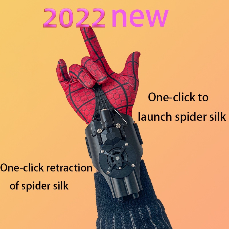 Hot Stock2022 Movies Peripheral Spiderman Silk Launcher Black ...