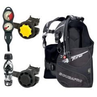 Scubapro Economy Set Regulator Mk2/R095+Octopus R095+ DG/PG Scubapro + BCD T-One