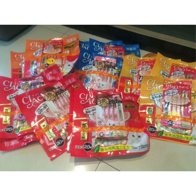 CIAO ขนมแมวเลีย 20ซอง