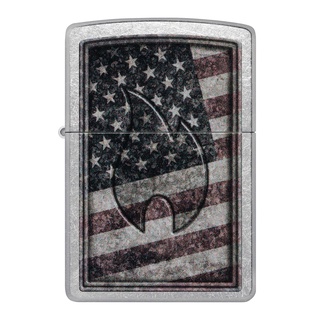 48180 Zippo Americana Flame Design ของแท้ รับประกันตลอดชีวิต นำเข้าและจำหน่ายโดยตัวแทนจำหน่าย