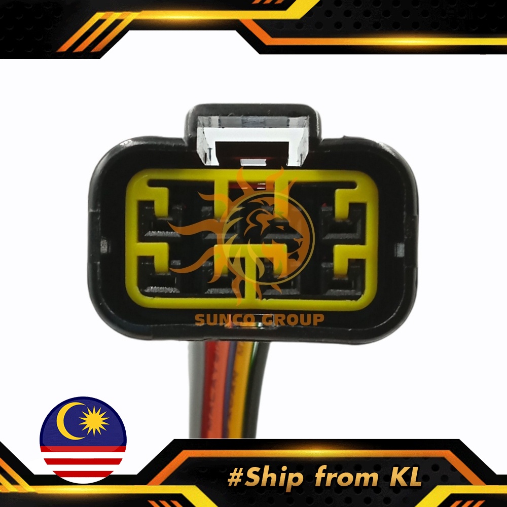 8 Pin Yamaha 125Z Motor CD ฉัน ขั้วต่อซ็อกเก็ตหน่วยควบคุมอิเล็กทรอนิกส์หญิงชาย