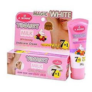 A Bonne Magic White Yogurt Milk Whitening Underarm Cream 30g.