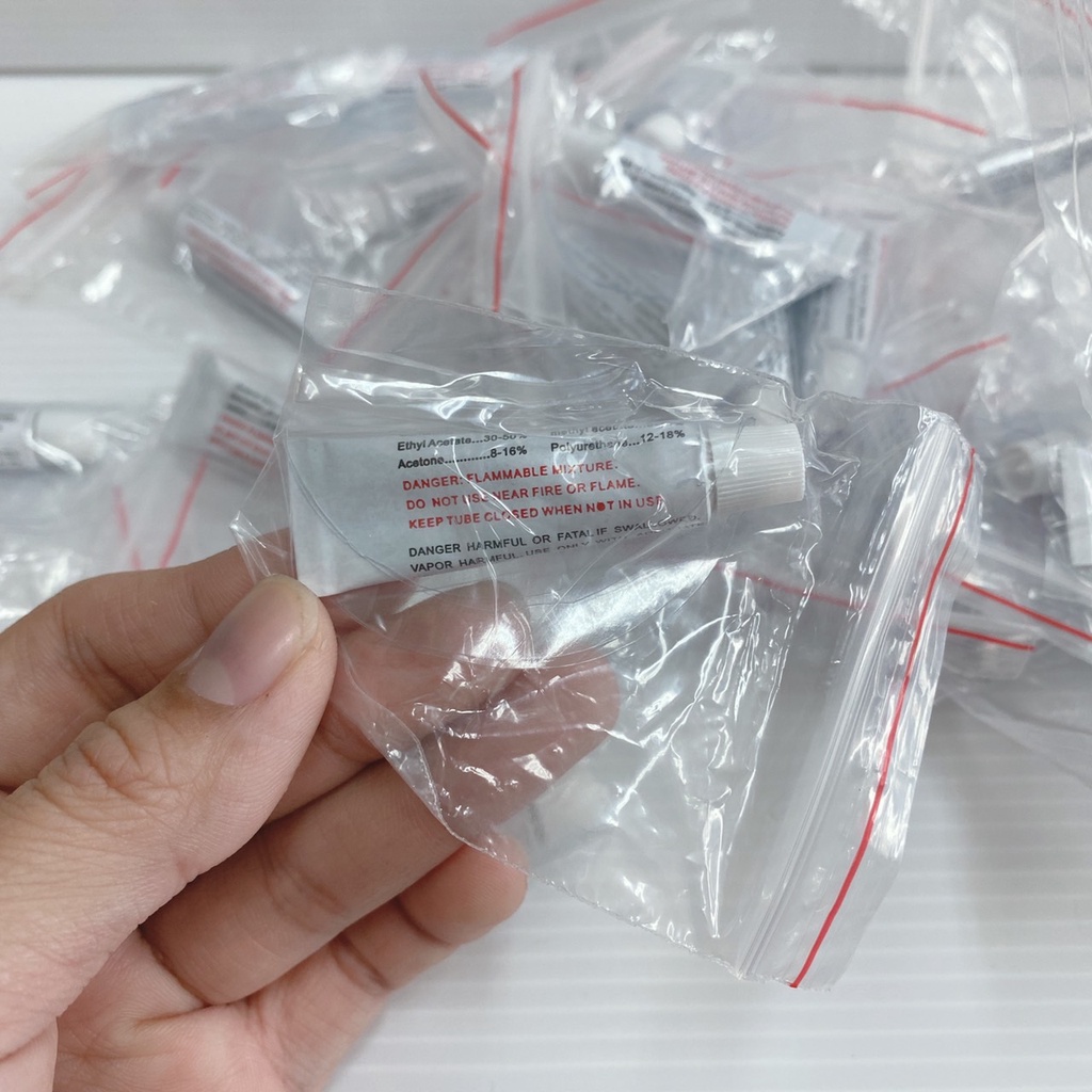 กาวแปะซ่อมแซ่มรอยรั่ว เบาะยาง สระยางลม (1ห่อ)