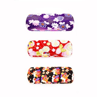 กล่องแว่น กล่องใส่แว่น ตลับแว่น ลายดอก (((พร้อมส่ง)))