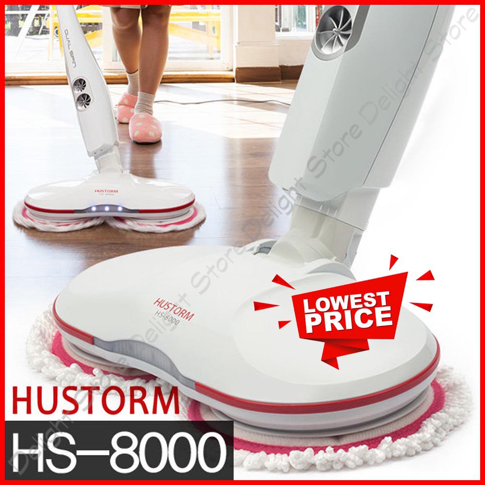 Hustorm Korea HS-8000 Dual-Spin Cyclone Wet Dry Mopping Floor Mop Cleaner