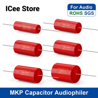 ตัวเก็บประจุเสียง Axial MKP 250V 0.1UF 0.22UF 0.33UF 6.8UF 7.5UF 8.2UF AEAK 2 ชิ้น