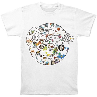 [S-5XL]เสื้อยืดแขนสั้นลําลอง คอกลม พิมพ์ลาย Led Zeppelin Iii ขนาดใหญ่ สําหรับผู้ชาย