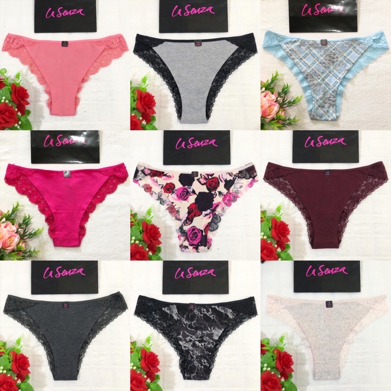 La Senza Original Mini Cheeky Cotton ไซส ์ XS SML