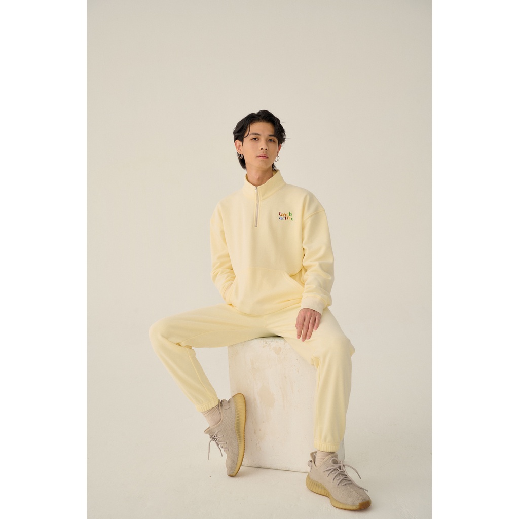 TOOCH - Half Zip Sweater + Sweat Pants