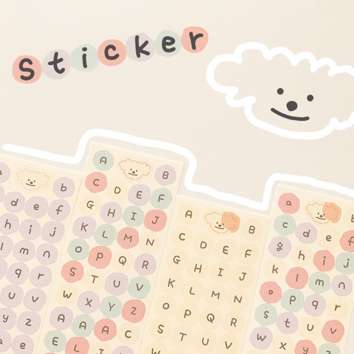 สติ๊กเกอร์ตัวอักษรตัวเลขมีกาวในตัว Diy สําหรับติดตกแต่งงานศิลปะหัตถกรรม
