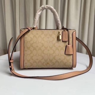 Coach ZOE CARRYALL IN SIGNATURE CANVAS