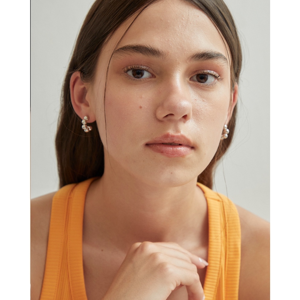 Julys - caterpillar stud earrings