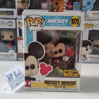 Funko Pop Disney Mickey and Friend : Mickey Mouse #1075 : Hot Topic Exclusive Sticker [ลิขสิทธิ์แท้]