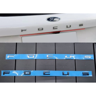 ฟอร์ด โฟกัส โลโก้ตัวอักษร ขนาด ต่อตัวอักษร  ยาว 3.8 * 2 cm ติดด้านหลัง 2020 - 2022 FORD FOCUS letter logo rear bumper ac