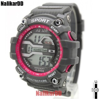 Sport Watch (7 Color Light) นาฬิกาผู้ชาย-ผู้หญิงและเด็ก สายยาง ระบบ Digital